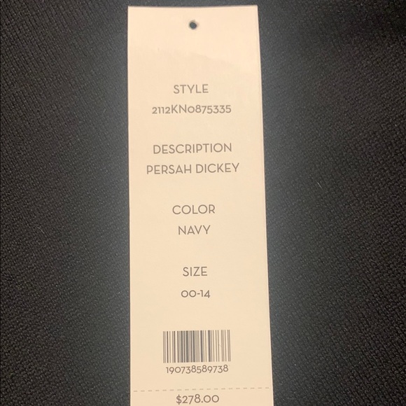 AuTH Veronica Beard Navy Persah Dickey - Picture 5 of 11